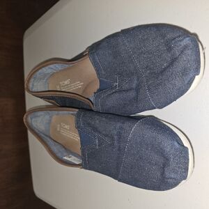 TOMS Blue Slip-On Shoes